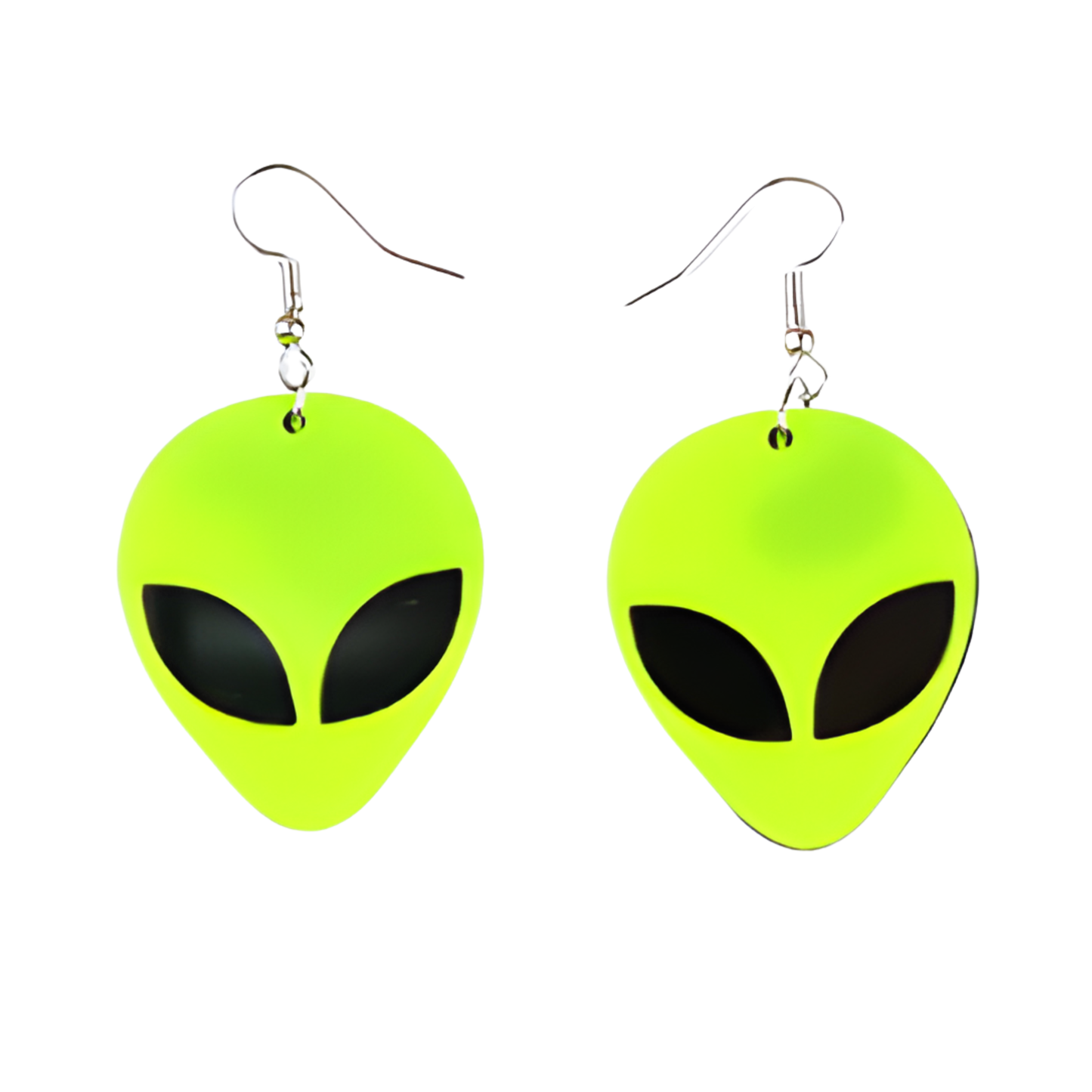 Acrylic Alien Earrings
