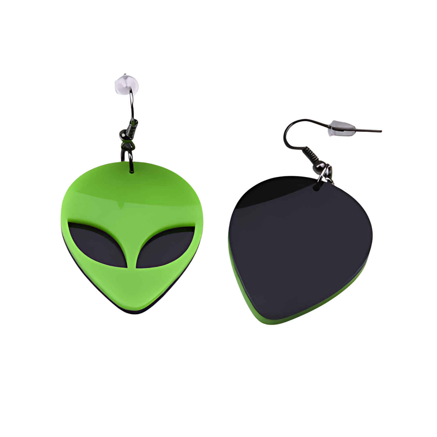 Acrylic Alien Earrings