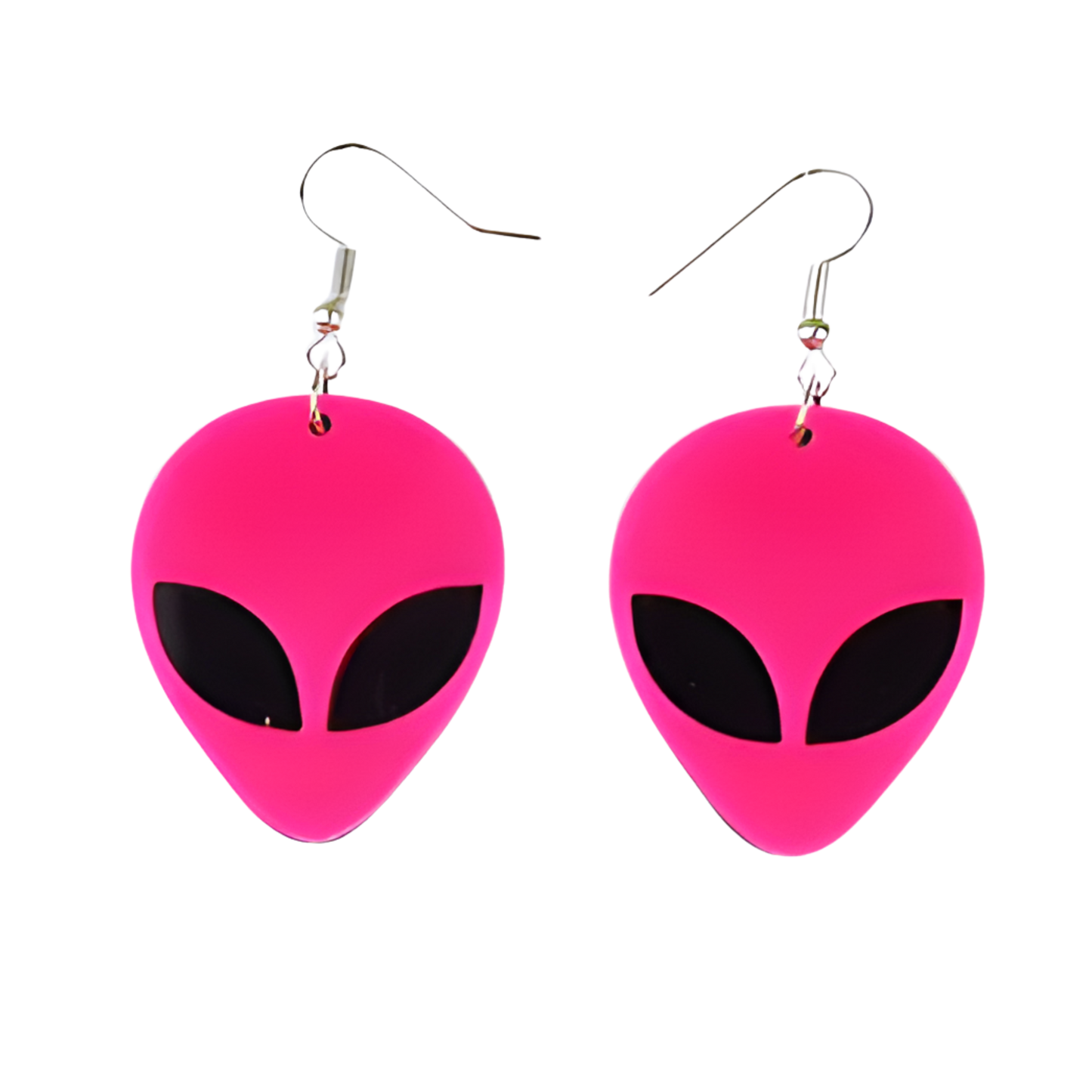 Acrylic Alien Earrings
