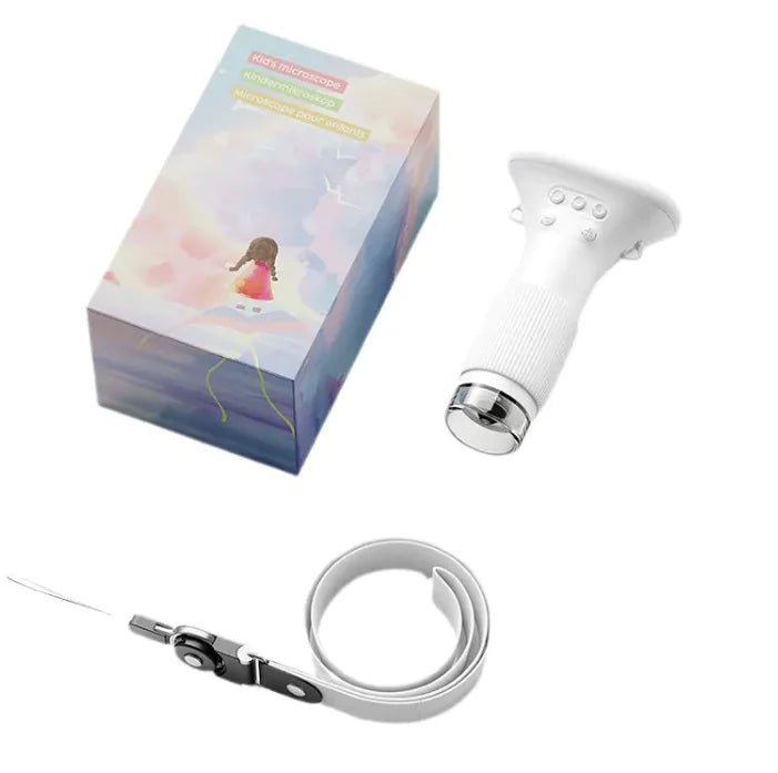 Microscopio para niños con caja – juguete educativo ideal para regalar / Portable microscope with box – perfect educational gift for kids