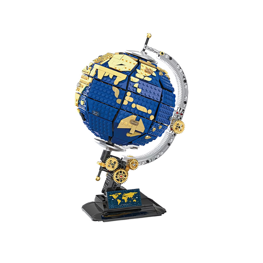Set de mini bloques para construir la Tierra y una misión espacial – juguete educativo STEM para mentes curiosas / Earth space exploration mini building blocks set – creative STEM toy for curious minds