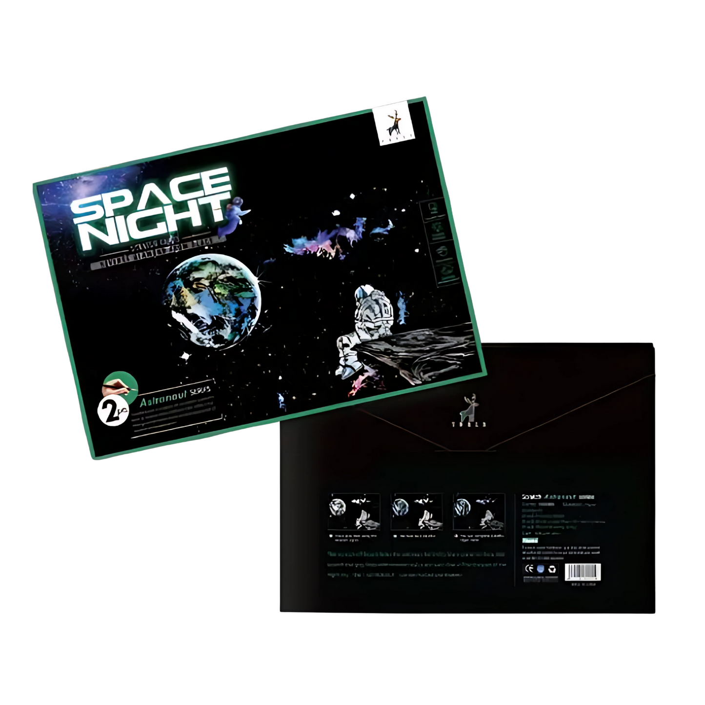 Space Astronaut Scratch Painting Kit
