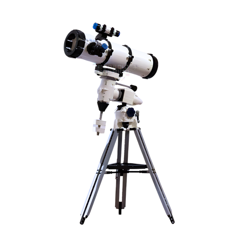 Astronomical telescope building blocks model angled to the left