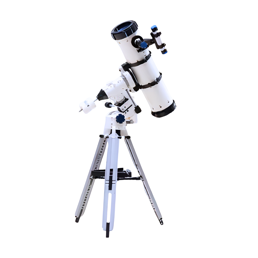 Astronomical telescope building blocks model pointing upward