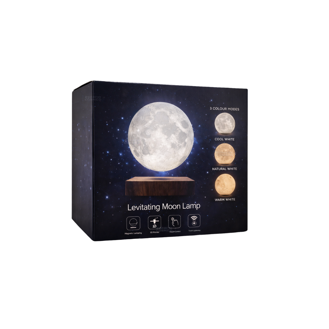 Packaging box of the Floating Moon Lamp with protective interior for safe transport